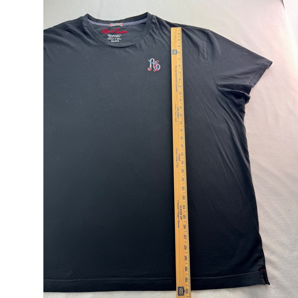 Robert Graham Mens 5XL Black Skull Rose Graphic T-Shirt Cotton‎ Crewneck RG Logo - Picture 13 of 16
